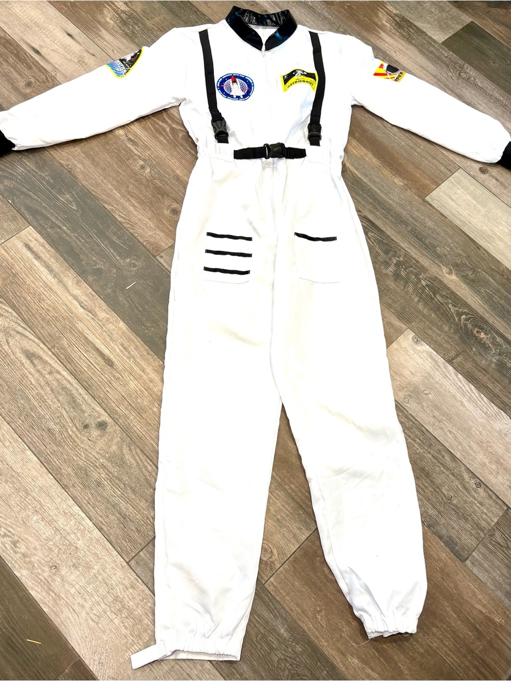 Adult Astronaut Space Shuttle Flight Suit Costume Female White Small